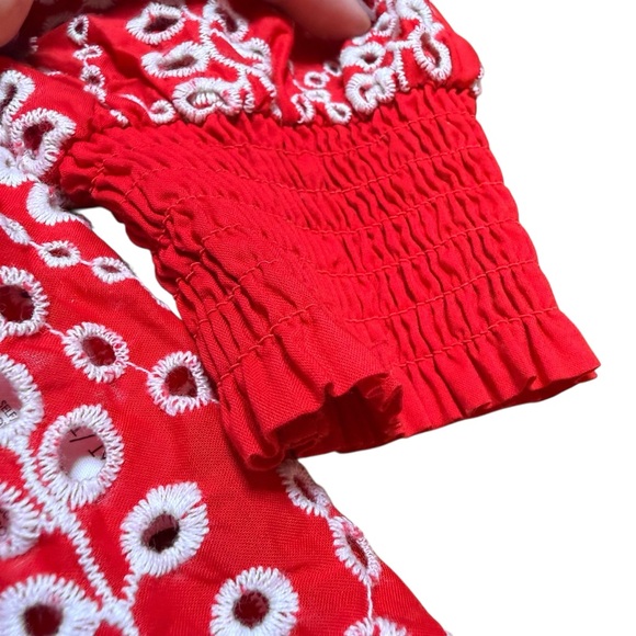 CAbi | Lyric Eyelet Embroidered Button Blouse | Sz M - Picture 5 of 9